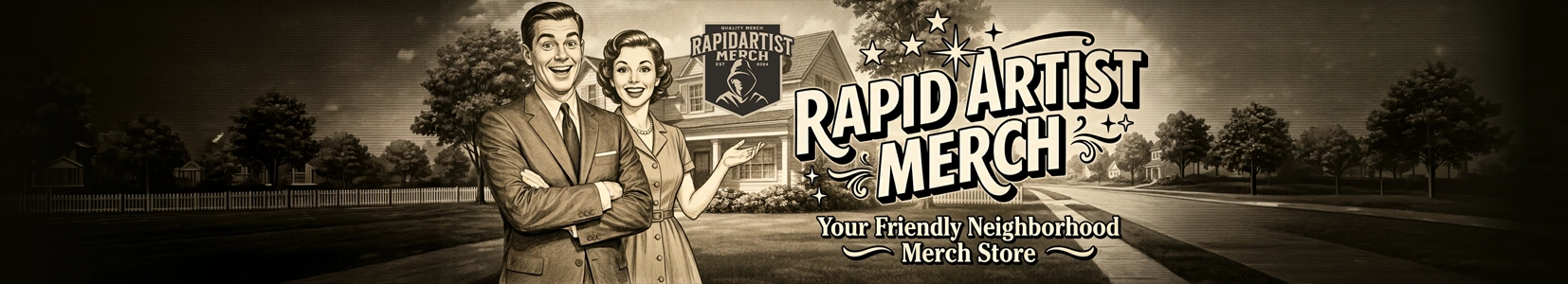 Rapid Artist Merch — Your Friendly Neighborhood Merch Store