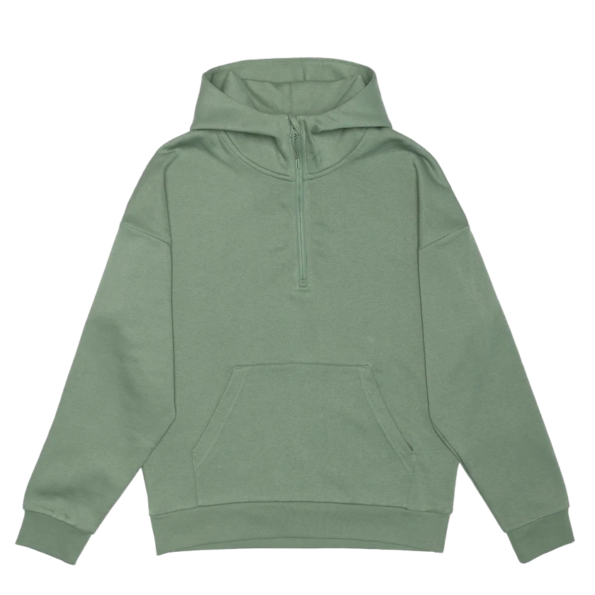 Drop Shoulder 1/2 Zip